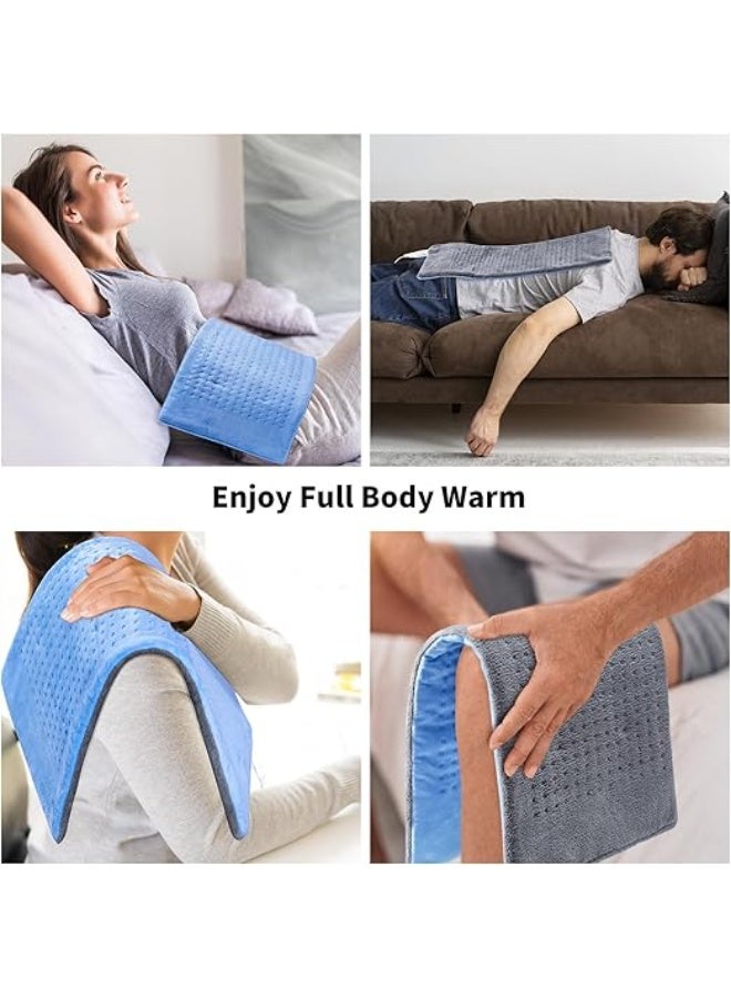 وسادة حرارية كهربائية لتسكين آلام الجسم والاسترخاء - قربة حرارية ناعمة لدعم الظهر والرقبة والبطن - وسادة تدفئة سريعة وفعالة - Image 4